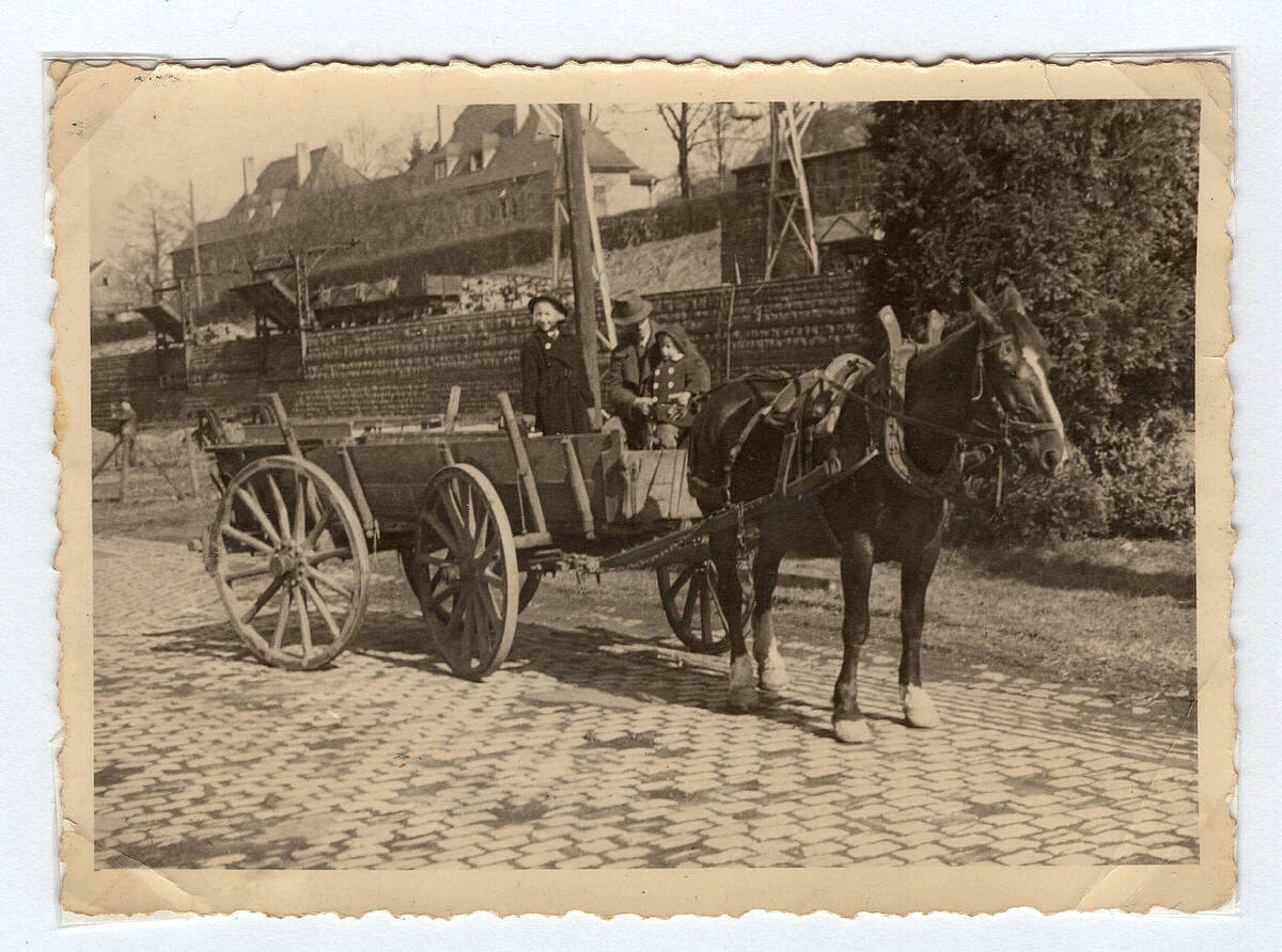 Verladerampe am Brungerst, um 1930 – Foto: Sammlung Ursula Homberg/Archiv der Gemeinde Lindlar